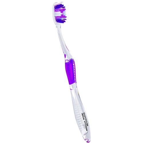 Elgydium Diffusion Toothbrush Οδοντόβουρτσα για Βαθύ Καθαρισμό Medium 1 Τεμάχιο - Μωβ